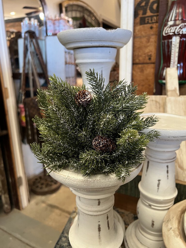 FROSTED SPRUCE HALF SPHERE