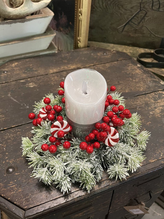 PEPPERMINT CANDLE RING