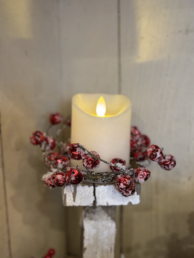 JINGLE BELL CANDLE RING