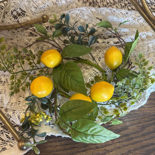 LEMON CANDLE RING
