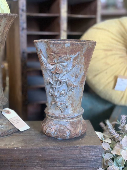CAST IRON VASE