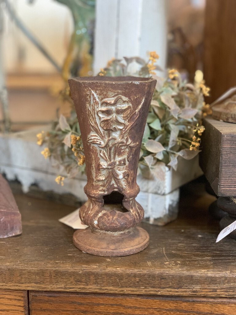 CAST IRON VASE