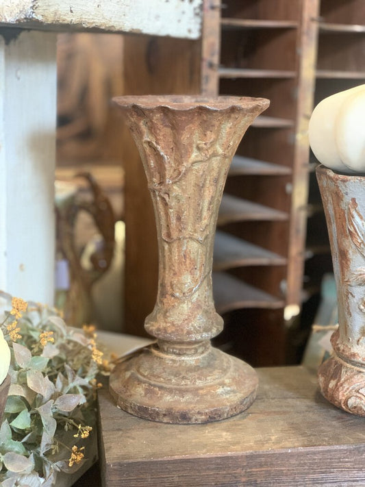 CAST IRON VASE