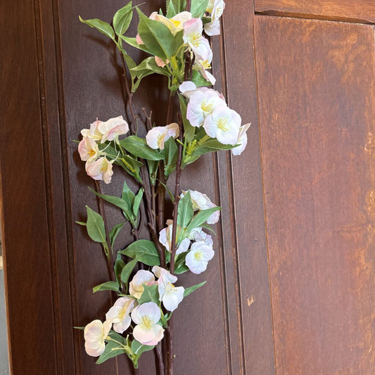 BLOSSOM AND LEAF STEM