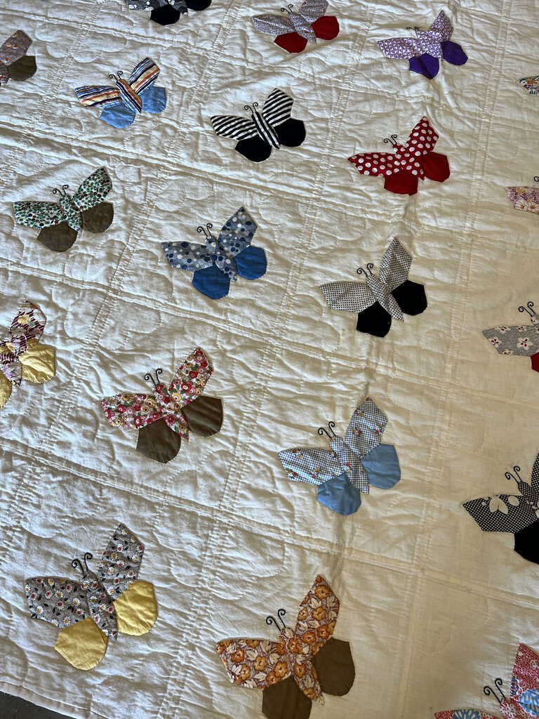 PATCHWORK BUTTERFLY QUILT