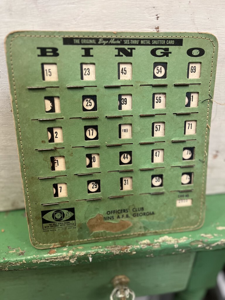 VINTAGE BINGO CARD