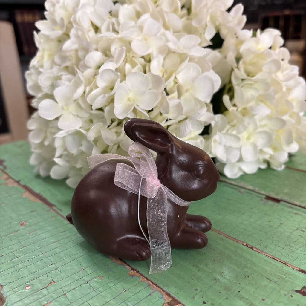 RESIN CHOCOLATE BUNNY