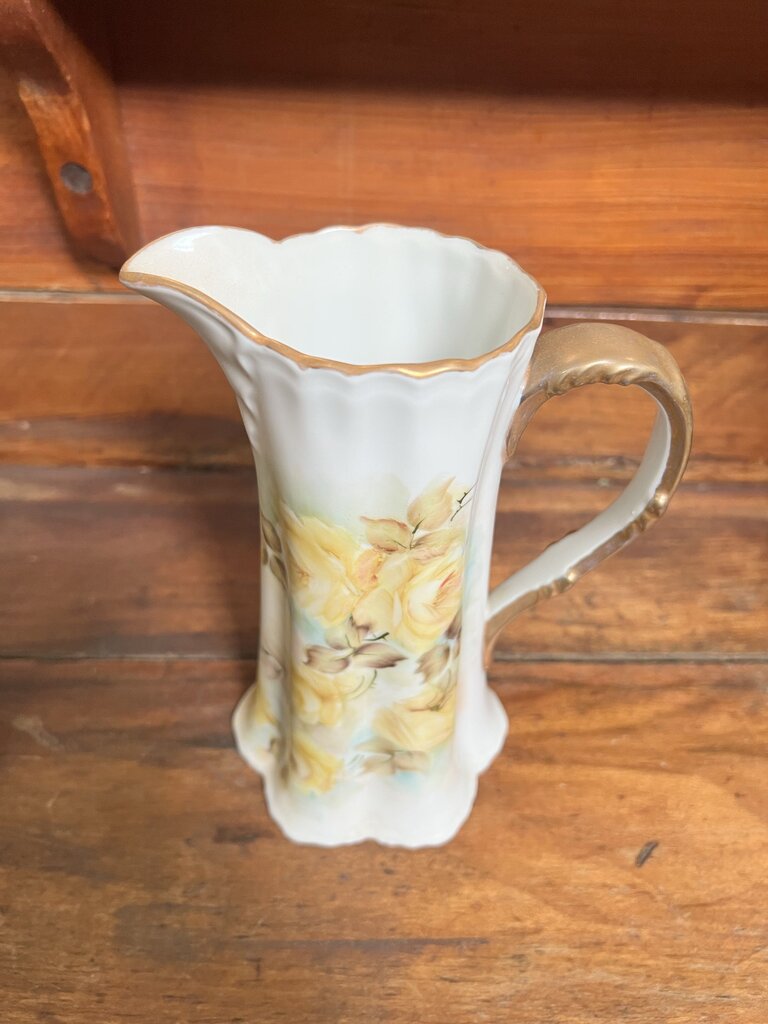 HAND PAINTED PORCELIN PITCHER