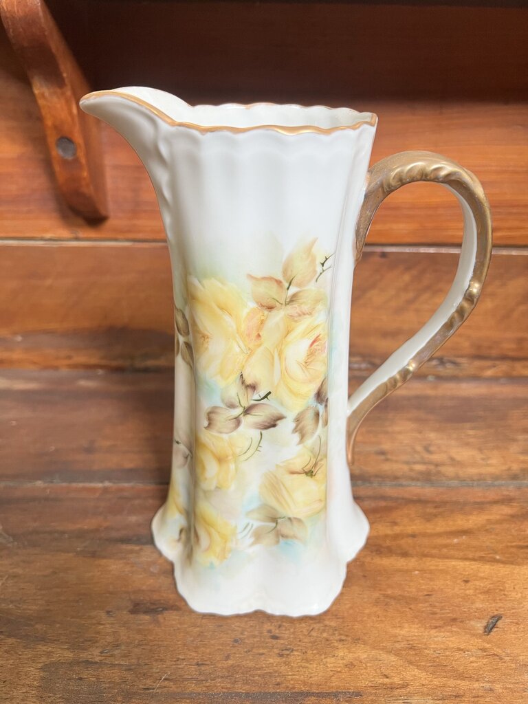 HAND PAINTED PORCELIN PITCHER