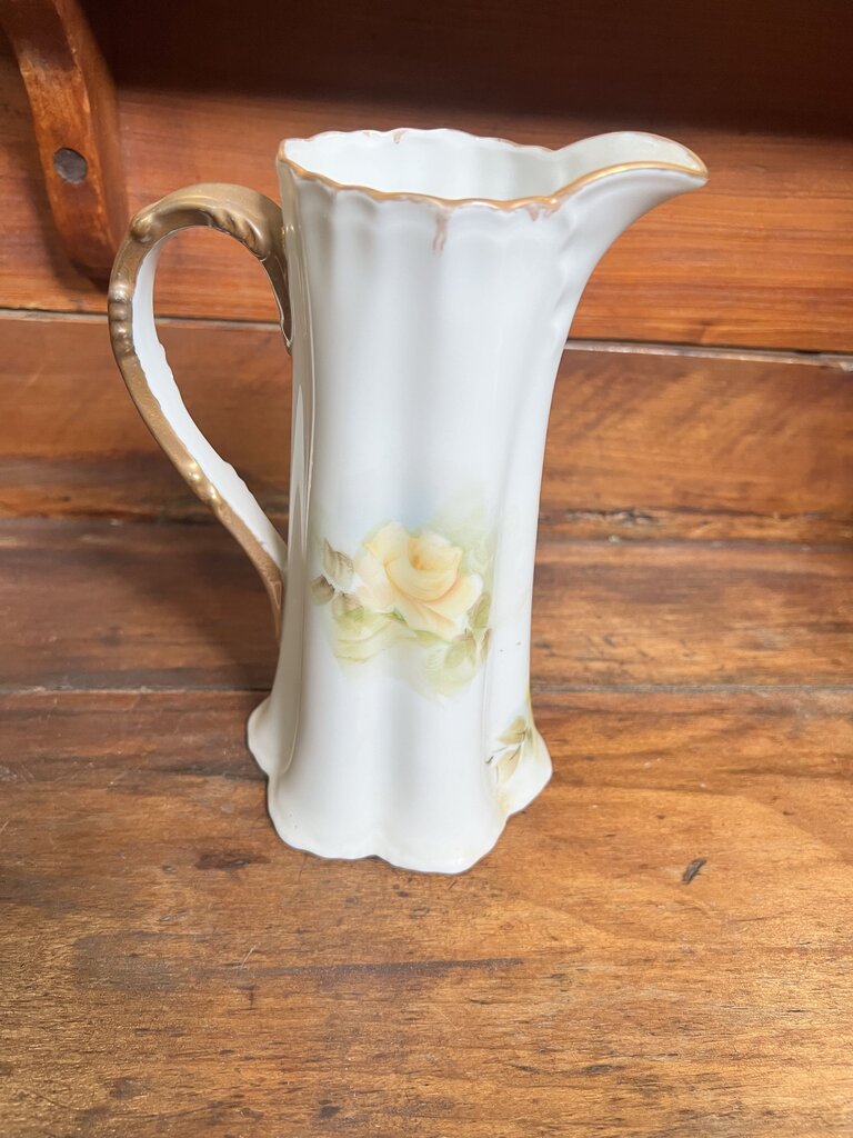 HAND PAINTED PORCELIN PITCHER