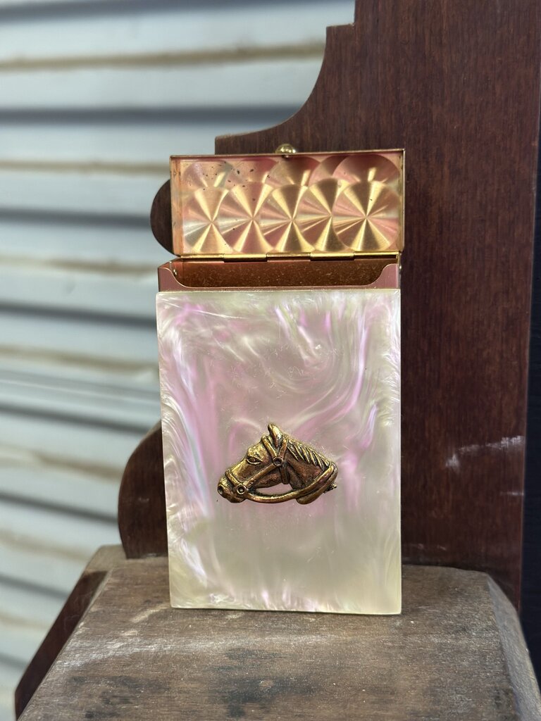 PEARL AND GOLD HORSE CIGARETTES BOX