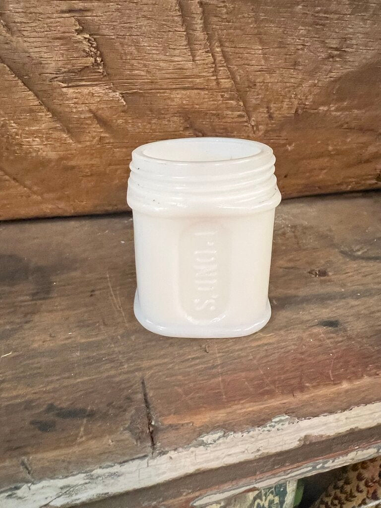 MILK GLASS PONDS JAR