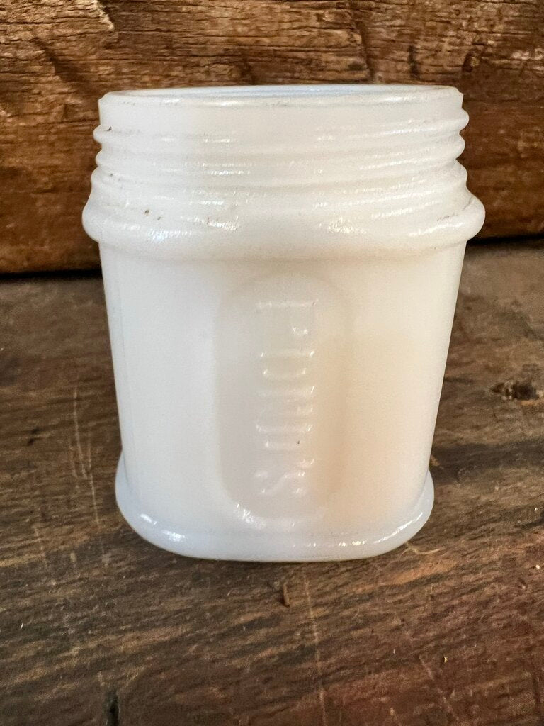 MILK GLASS PONDS JAR