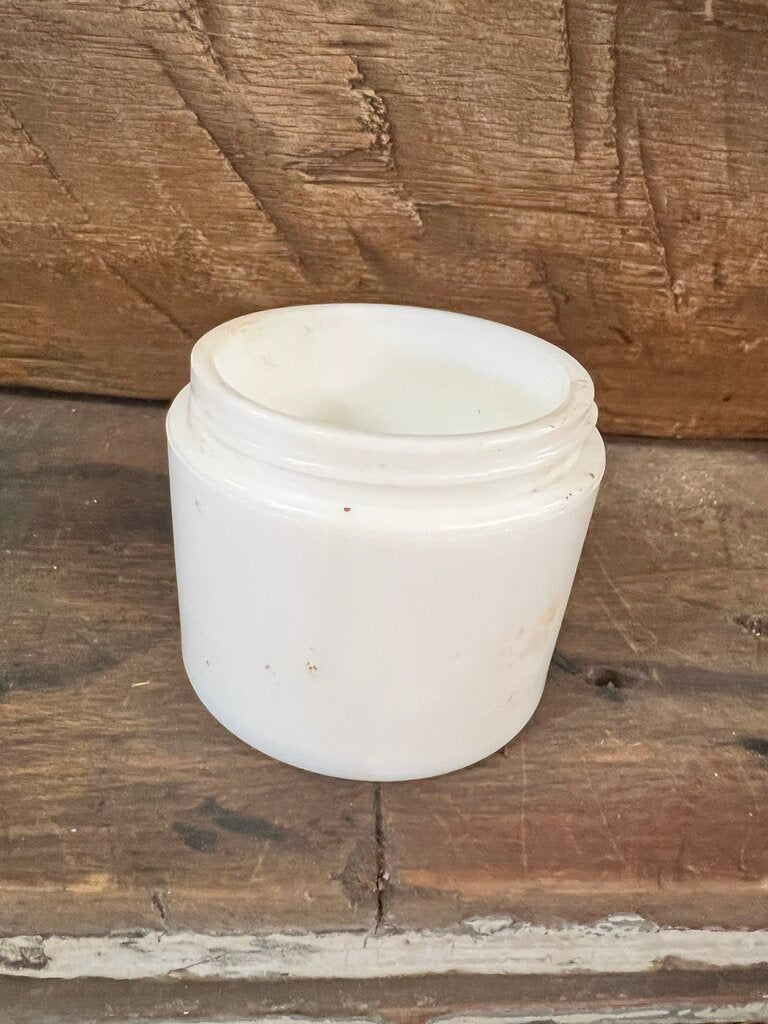 MILK GLASS JAR