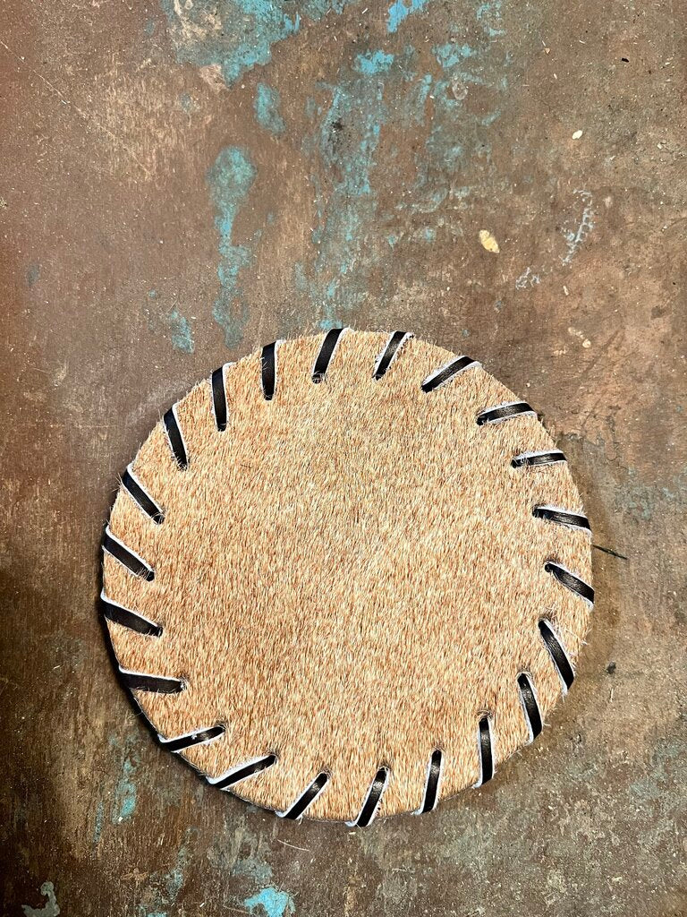 COWHIDE COASTER
