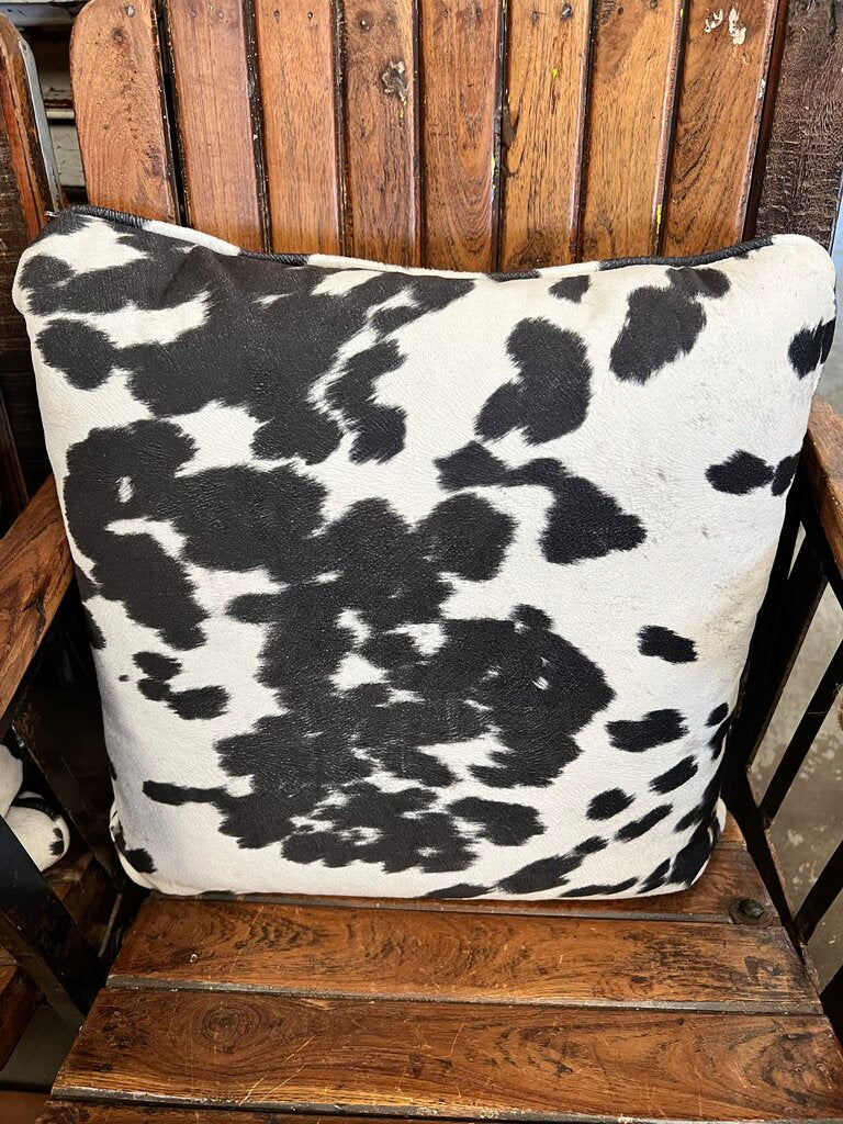 FAUX COWHIDE PILLOW