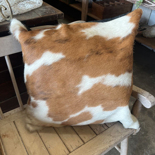 COWHIDE PILLOW