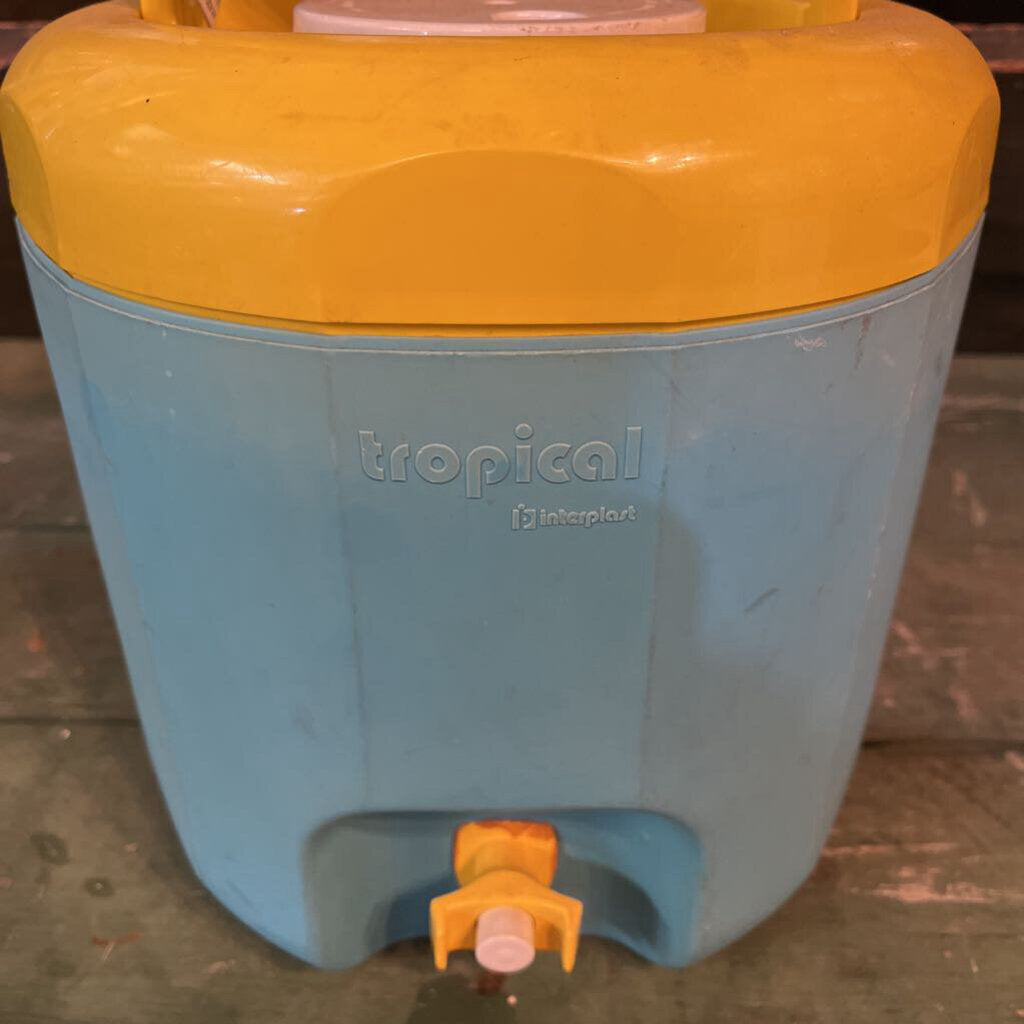 VINTAGE TROPICAL WATER COOLER JUG
