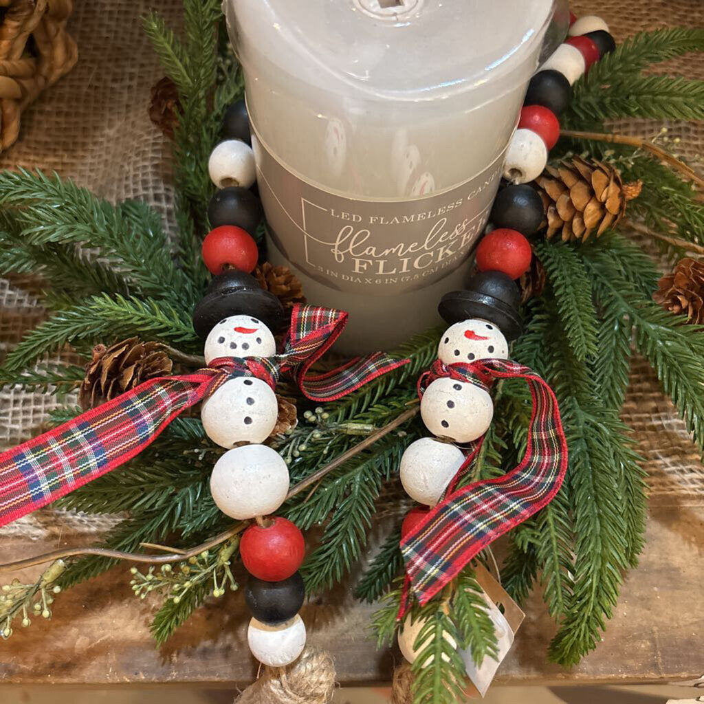SNOWMAN BEADS