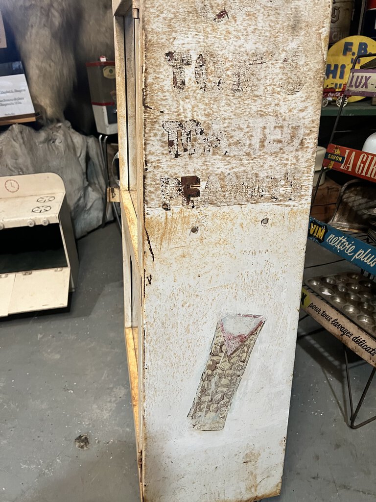 VINTAGE TOMS DISPLAY CABINET