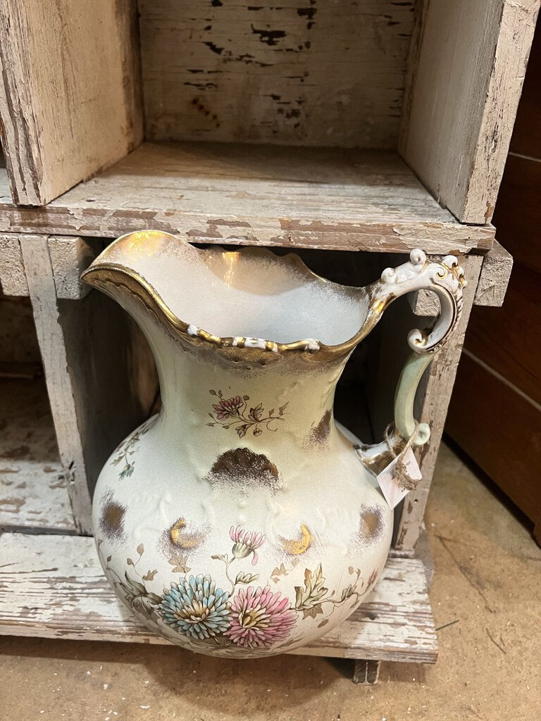 GREEK PAINTED CERAMIC PITCHER