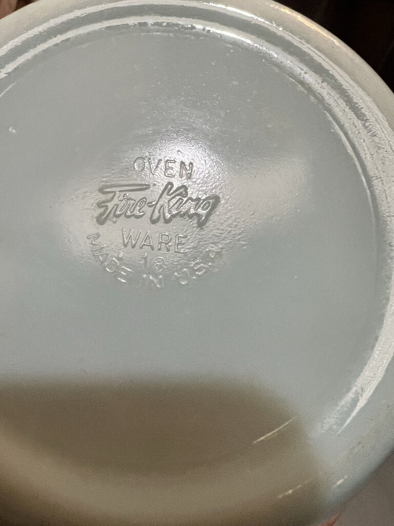 VINTAGE FIREKING MIXING BOWL