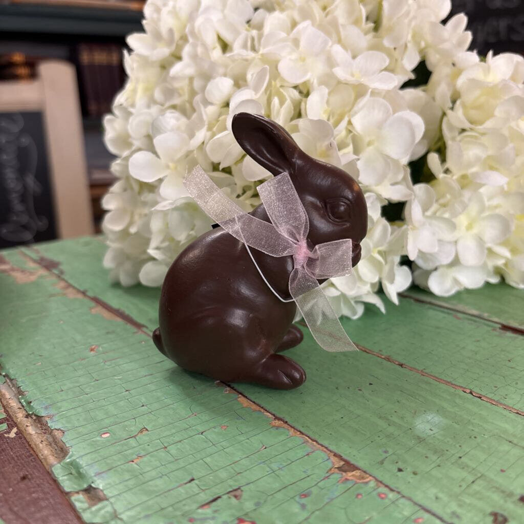 RESIN CHOCOLATE BUNNY
