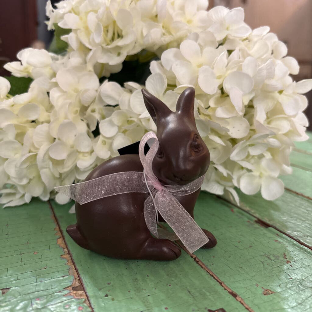 RESIN CHOCOLATE BUNNY