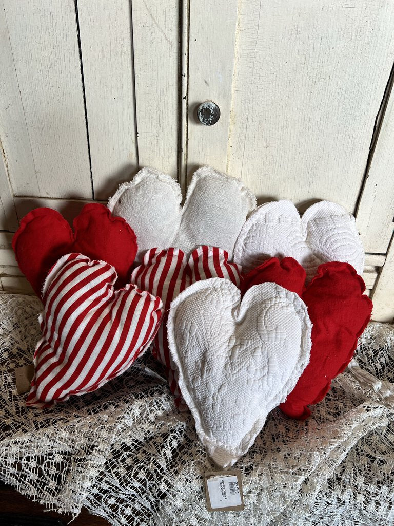 HANDMADE FABRIC HEART