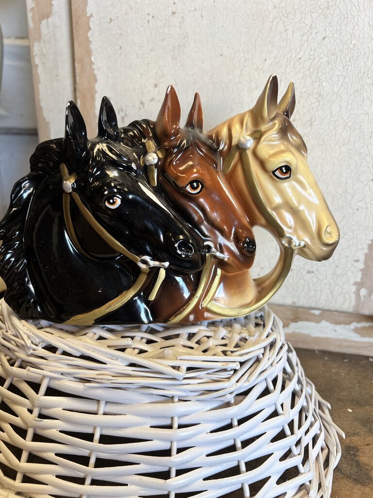 HORSE HEAD CERAMIC PLANTER
