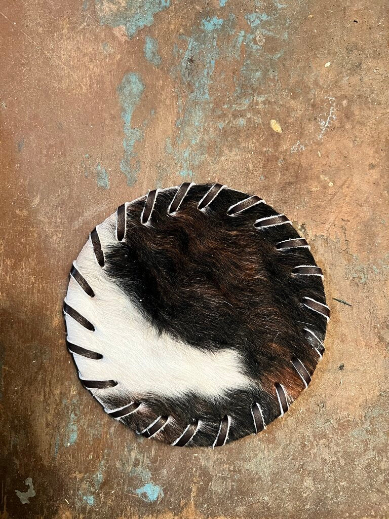 COWHIDE COASTER